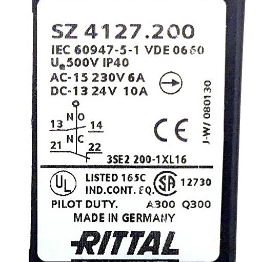 Produktfoto 2 von RITTAL Türpositionsschalter SZ 4127.200