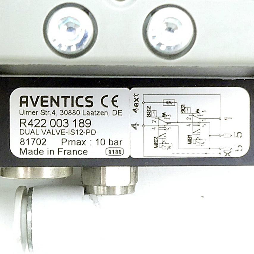 Produktfoto 2 von AVENTICS Doppelventil-IS12-PD