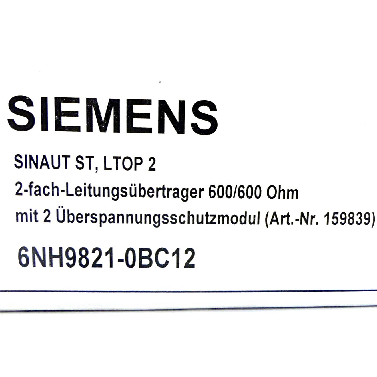 Produktfoto 3 von SIEMENS 2-fach Leitungsüberträger SINAUT ST, LTOP 2