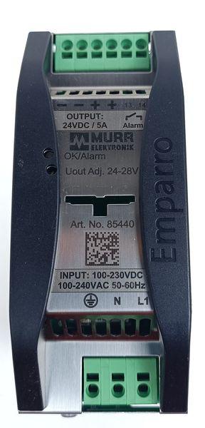Produktfoto 2 von MURR Elektronik 85440 Emparro 5-100-240/24 Power Supply TESTED & TOP ZUSTAND