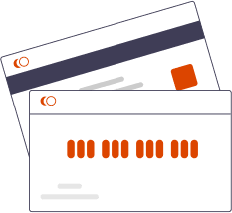 Illustration von Kreditkarten