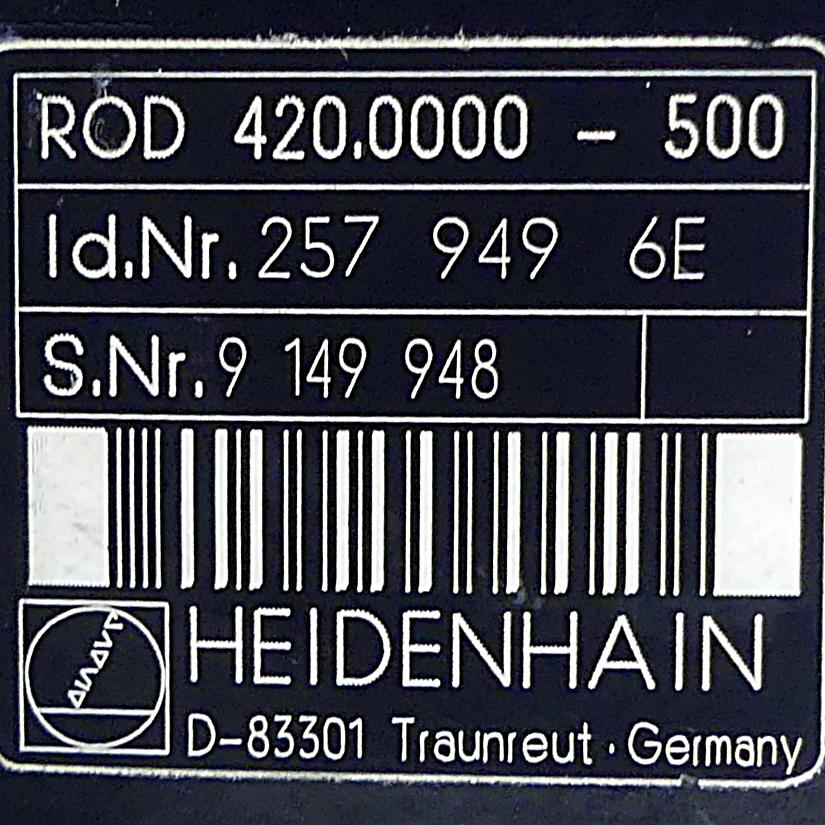 Produktfoto 2 von HEIDENHAIN Drehgeber ROD 420.0000-500