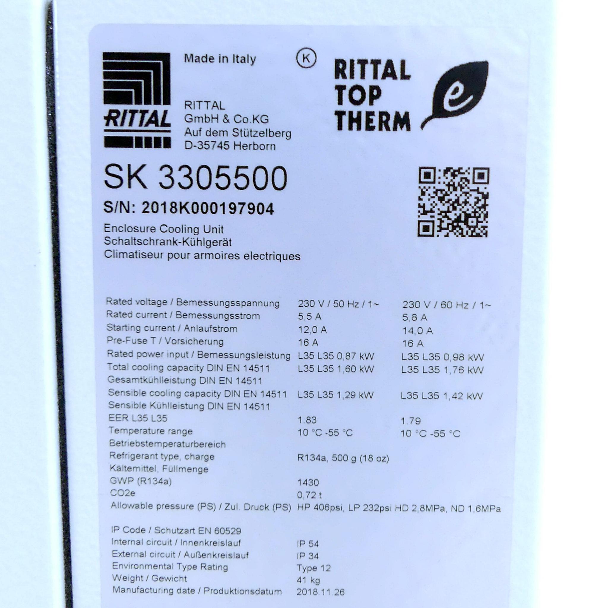 Produktfoto 2 von RITTAL Schaltschrank-Kühlgerät