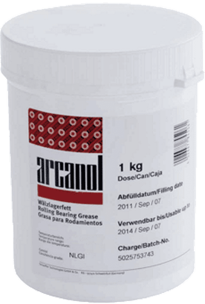 Produktfoto 1 von 206ARCANOL-TEMP90-1KG FAG Wälzlagerfett Arcanol