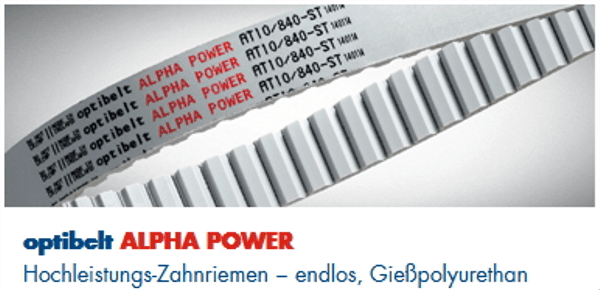 461T5 280 16-POWER OPTIBELT ALPHA-POWER Zahnflachriemen Polyurethan metrisch