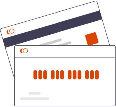 Illustration von Kreditkarten